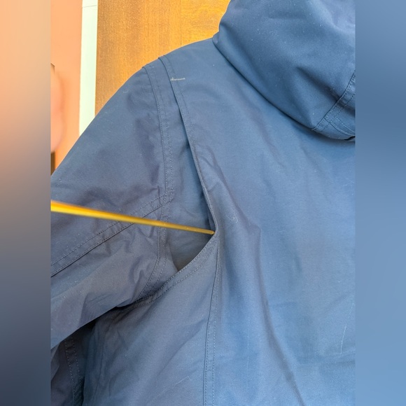 Eddie Bauer Men’s Navy Premium DOWN Hooded Weatheredge Parka NWOT-Large - Picture 7 of 14